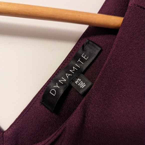 Dynamite Dark Purple Dress - Picture 3 of 3